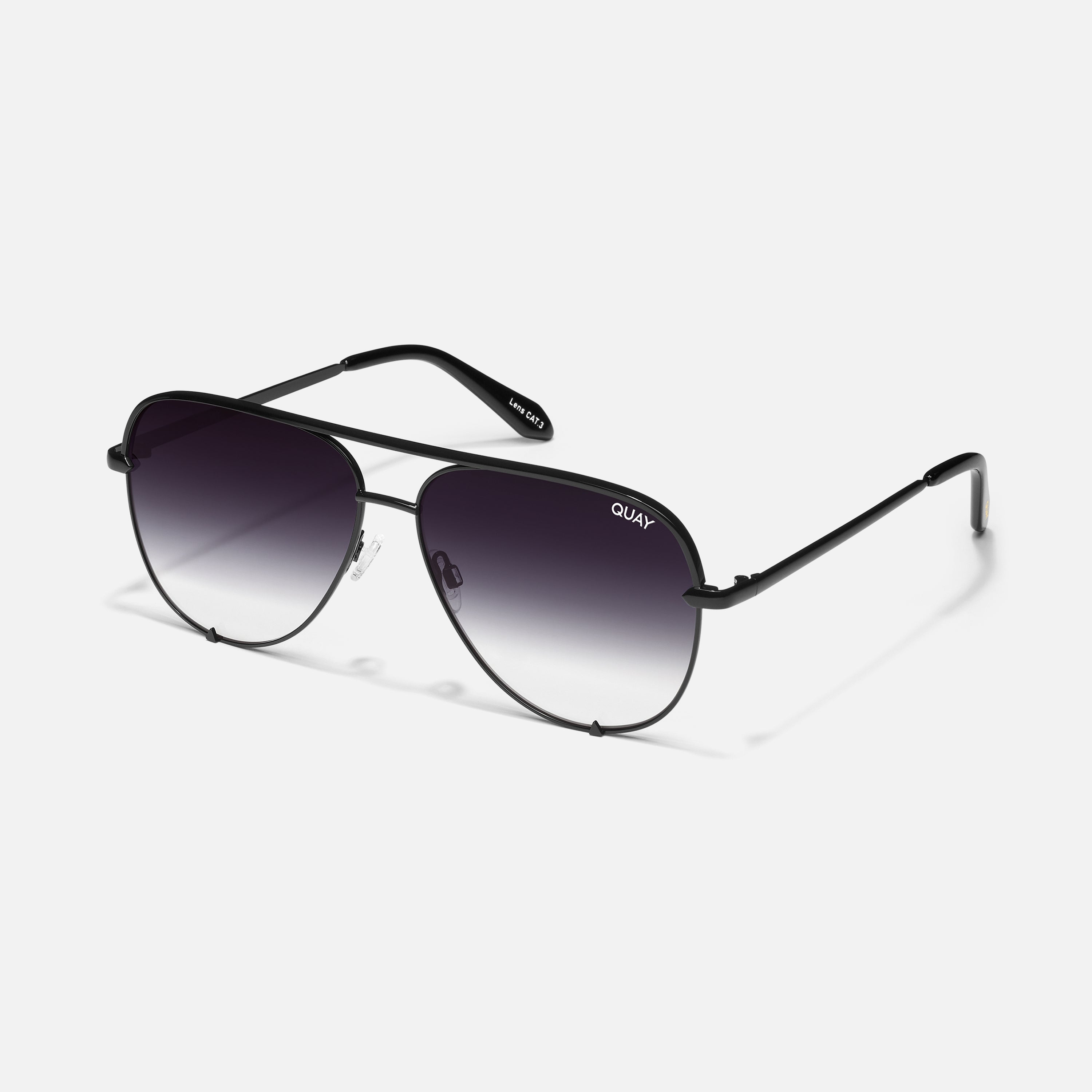 SPY Flynn Matte Black Red Fade Sunglasses | Sorted Surf Shop